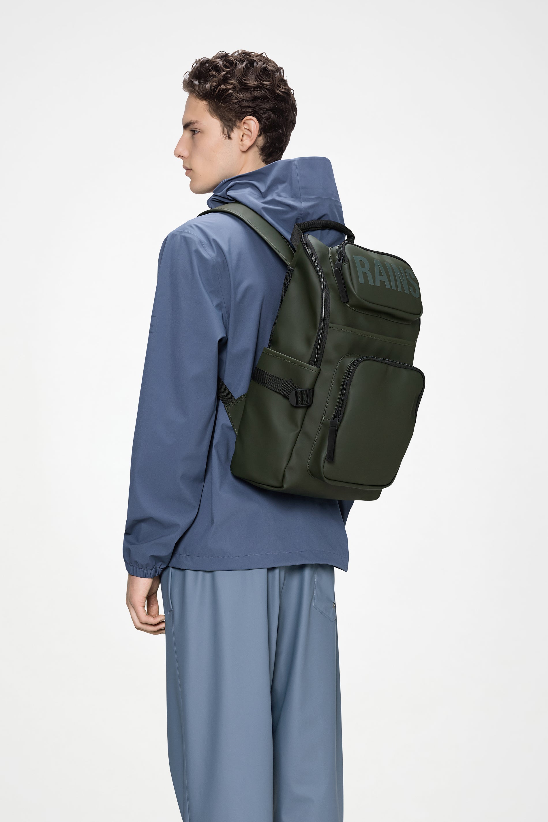 RAINS Texel Cargo Backpack Green 14L H45 x D13 x W28.50 cm Backpack