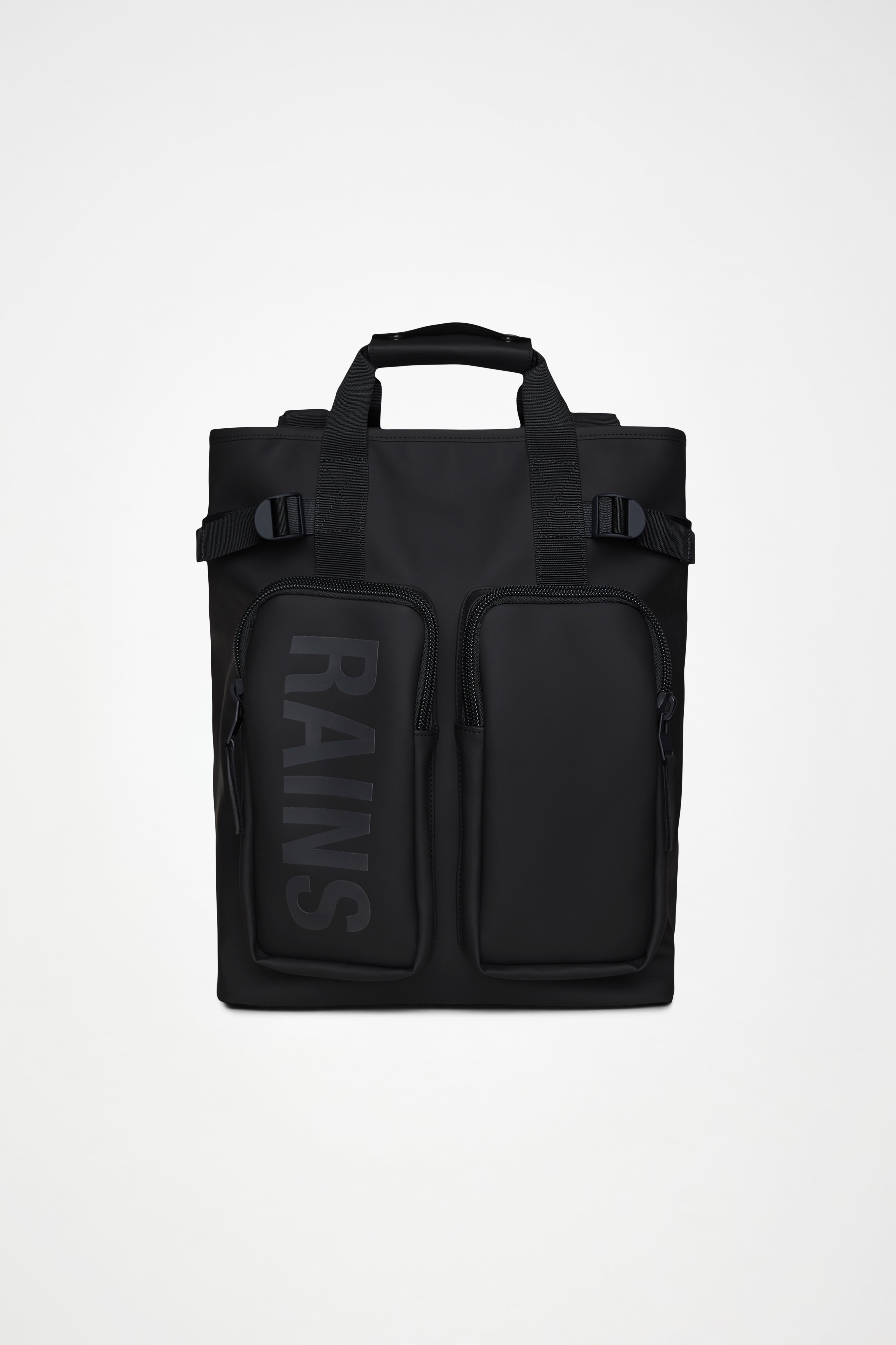 RAINS Texel Tote Backpack Black 15L H43 x D12.50 x W32 cm Backpack