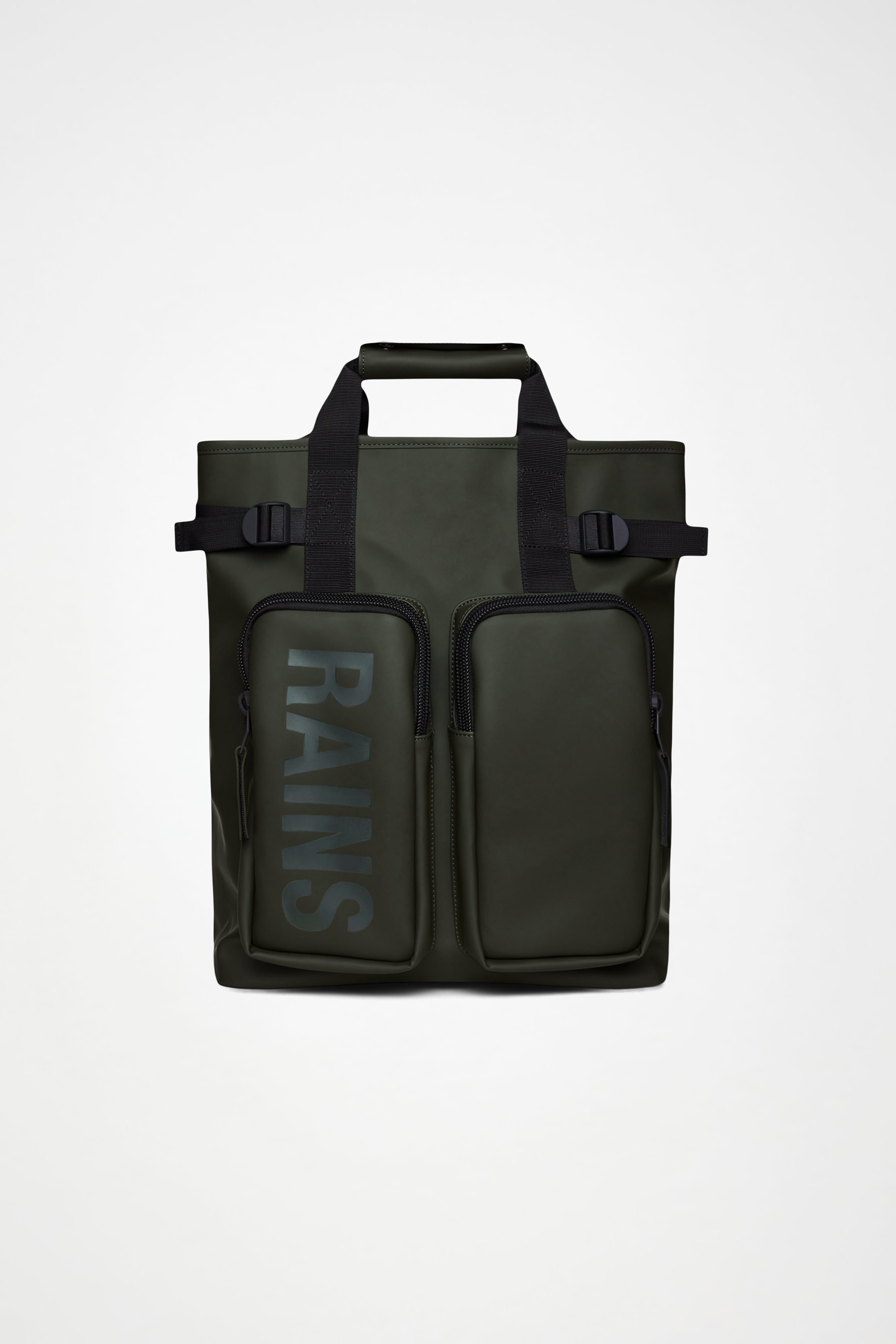 RAINS Texel Tote Backpack Green 15L H43 x D12.50 x W32 cm Backpack