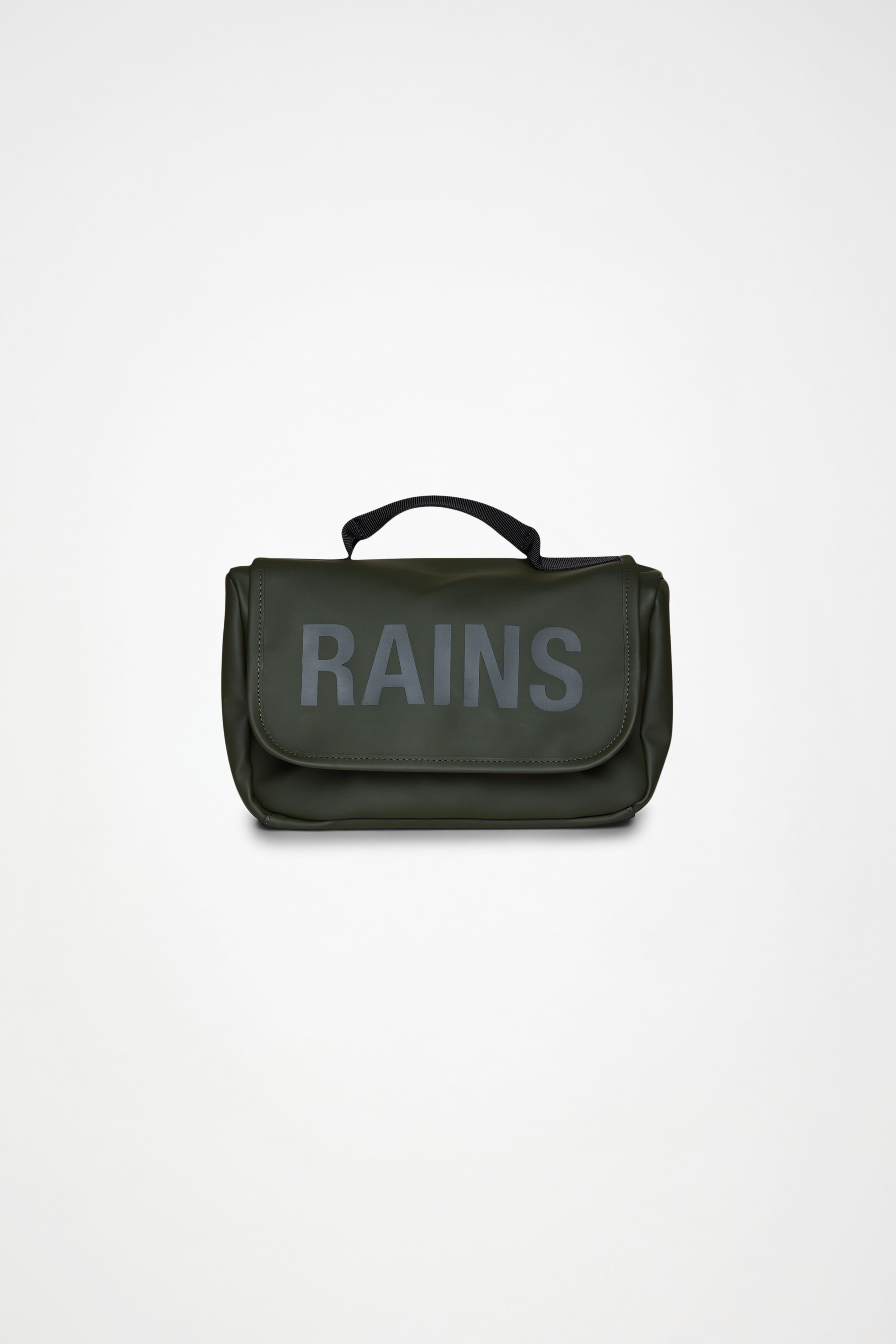 RAINS Texel Wash Bag Green 5.50L H18 x D12 x W26 cm Wash Bag