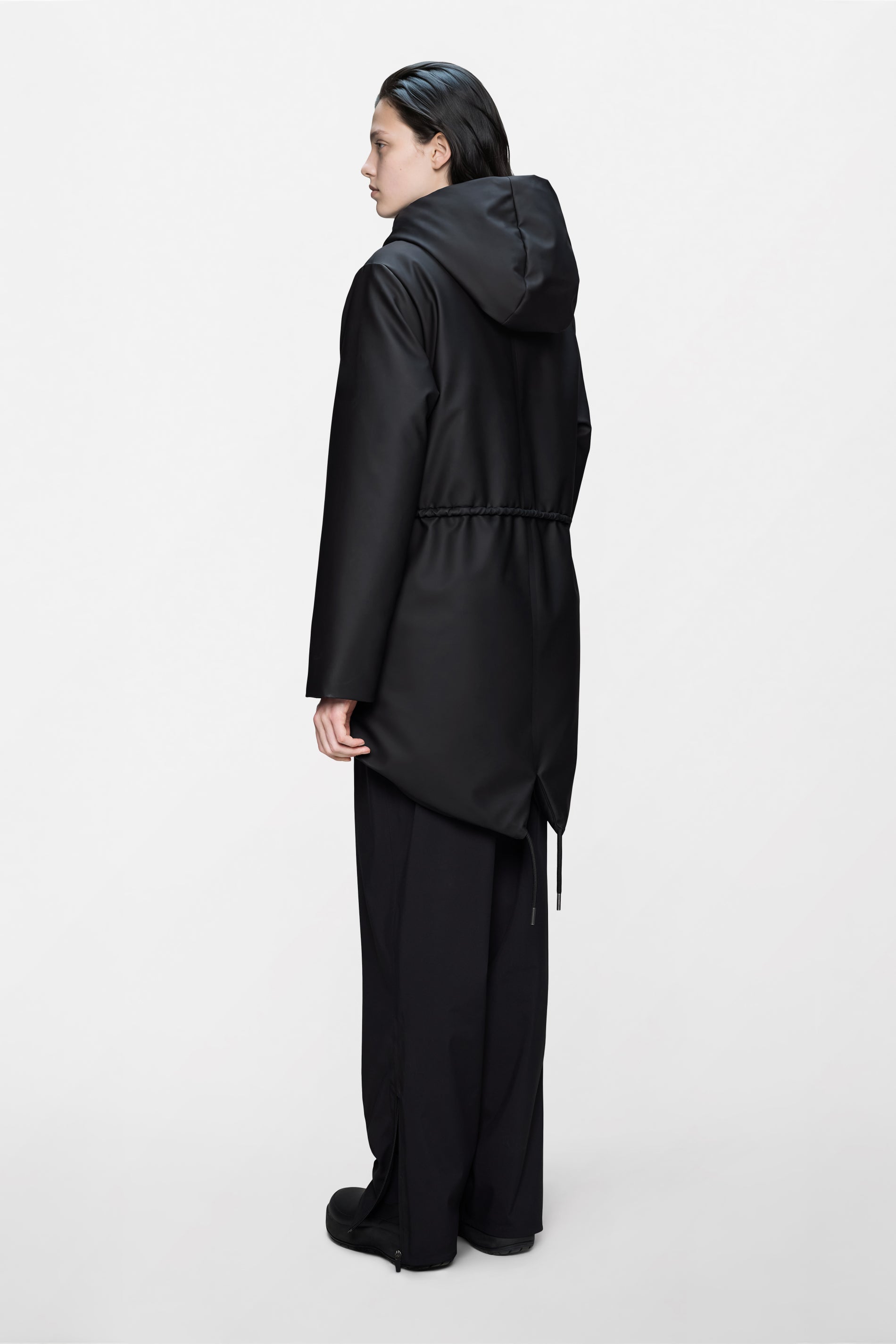 RAINS Nome String W Parka Black Jacket