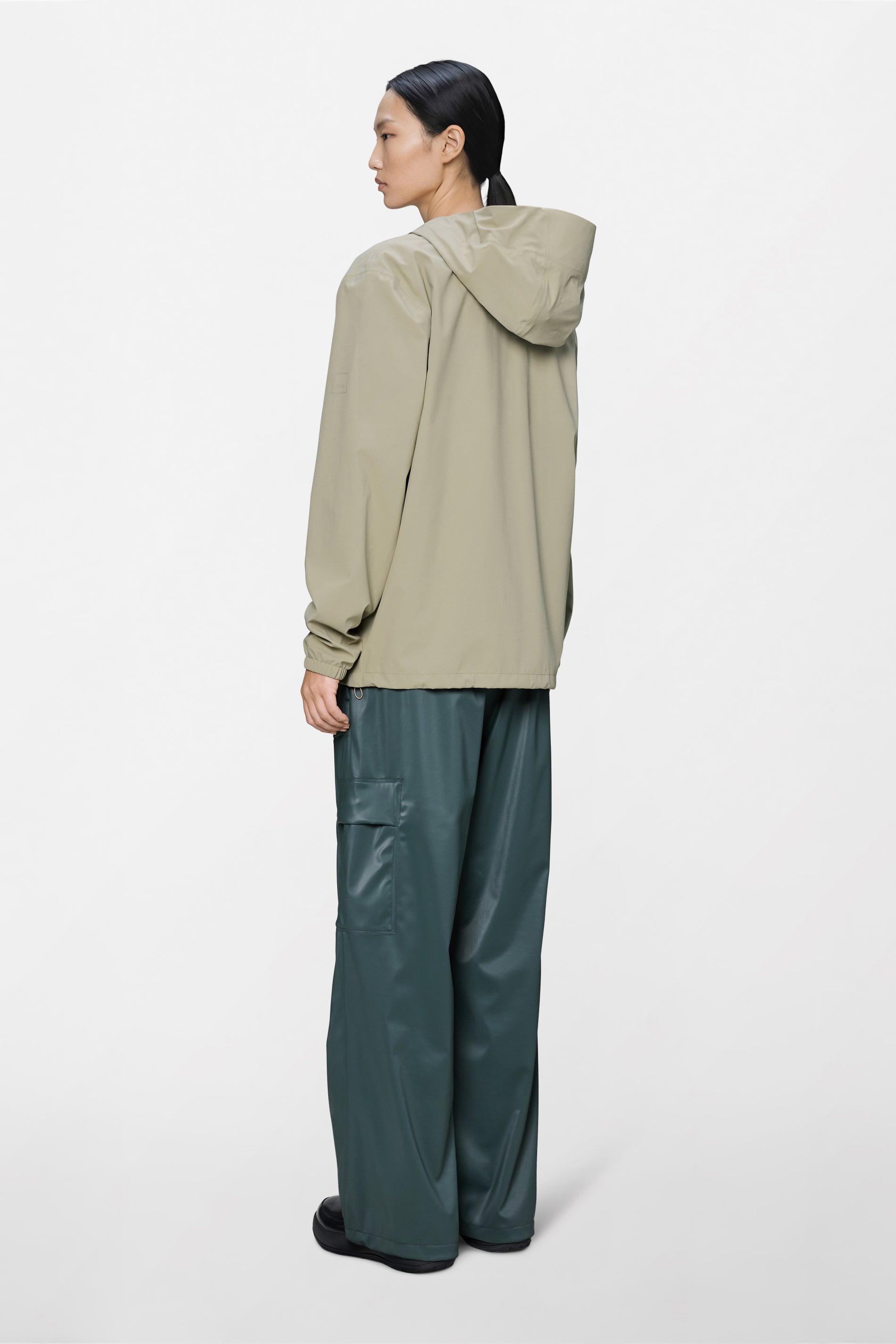 RAINS Suva Hardshell Jacket Beige Jacket
