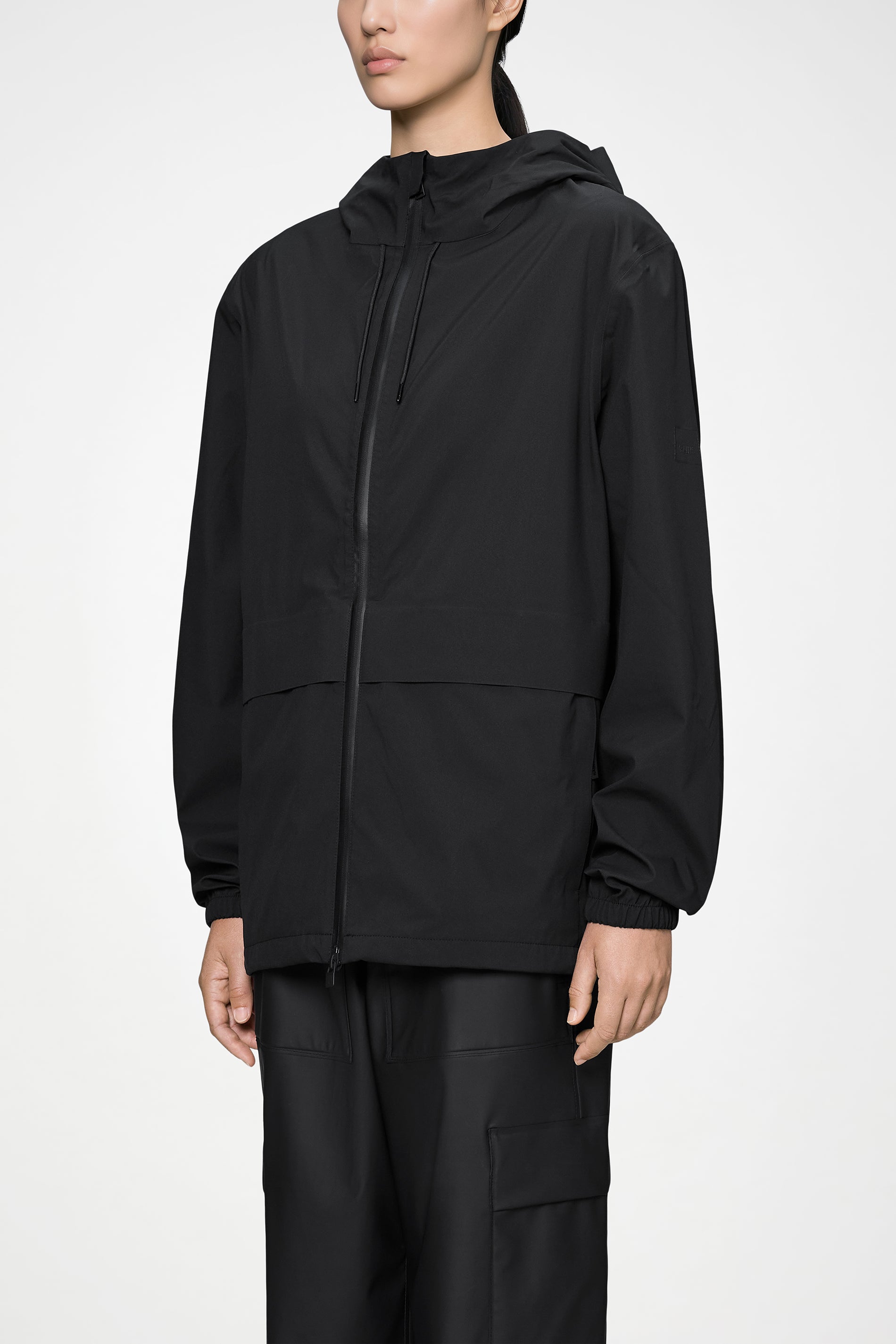 RAINS Suva Hardshell Pocket Jacket Black Jacket